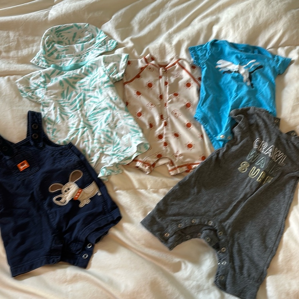 Baby Boy Summer Bundle 3-6 mos